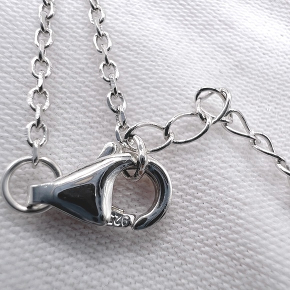 Sale $28! Sterling Silver Floating Heart & Key Necklace - Picture 12 of 15